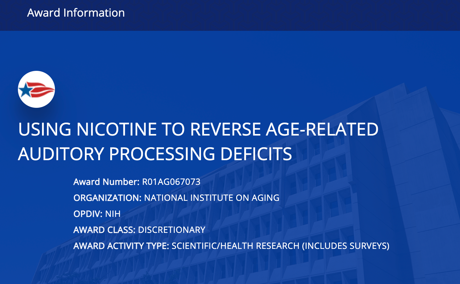 UCIrvine researchers studying nicotinelike drugs to improve hearing