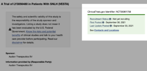 aud1001 study record phase 2 teaser